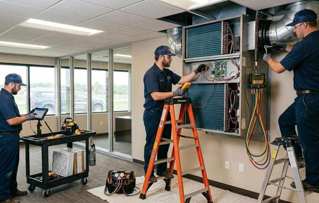 Chapmansboro HVAC Service Van